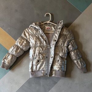 Appaman Shiny Silver Kids Puffer Jacket